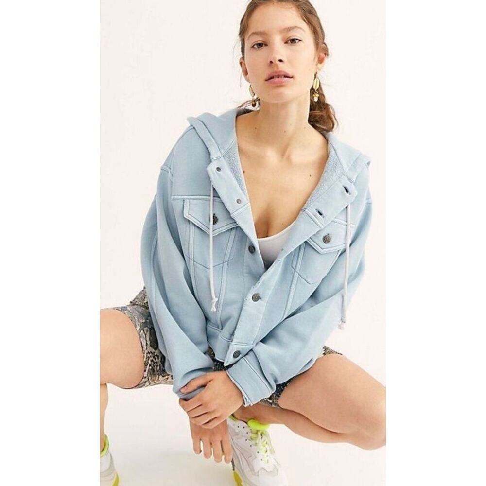 Free People Dreamers Jacket, Oversized Medium $148